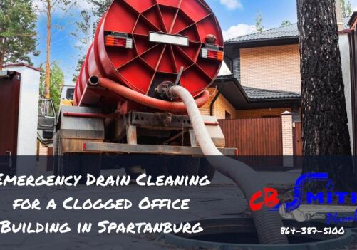 Emergency Drain Cleaning for a Clogged Office Building in Spartanburg