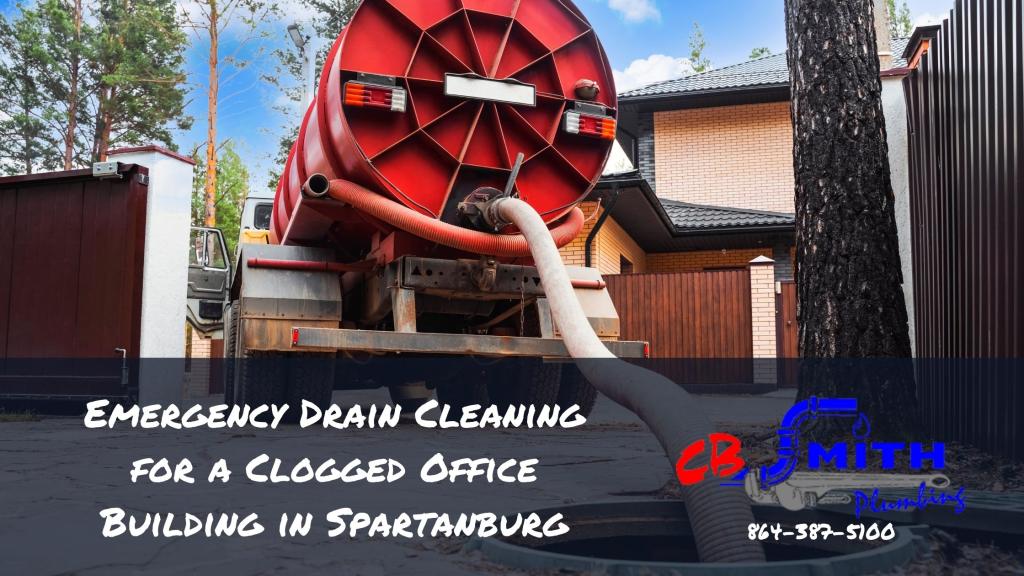 emergency drain cleaning Emergency Drain Cleaning for a Clogged Office Building in Spartanburg