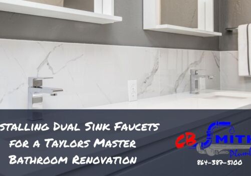 Installing Dual Sink Faucets for a Taylors Master Bathroom Renovation