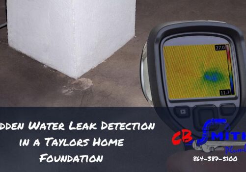 Hidden Water Leak Detection in a Taylors Home Foundation