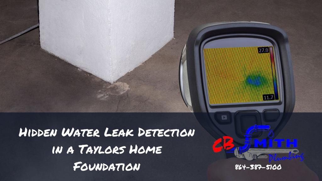 Taylors SC Leak Detection Hidden Water Leak Detection in a Taylors Home Foundation