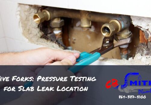 Five Forks: Pressure Testing for Slab Leak Location