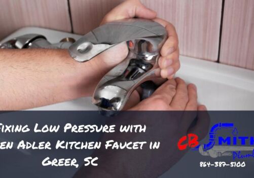 Fixing Low Pressure with Moen Adler Kitchen Faucet in Greer, SC