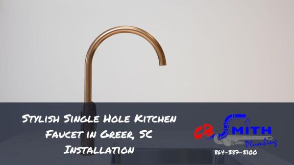 Stylish Single Hole Kitchen Faucet in Greer, SC Installation