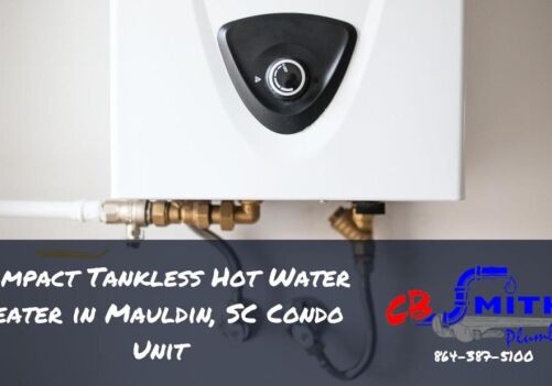 Compact Tankless Hot Water Heater in Mauldin, SC Condo Unit
