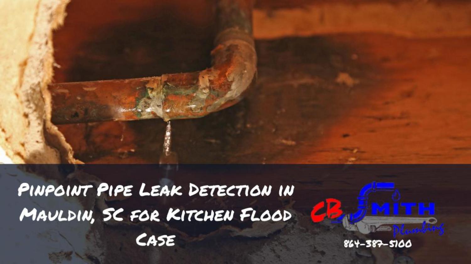 Mauldin SC Leak Detection Pinpoint Pipe Leak Detection in Mauldin, SC for Kitchen Flood Case